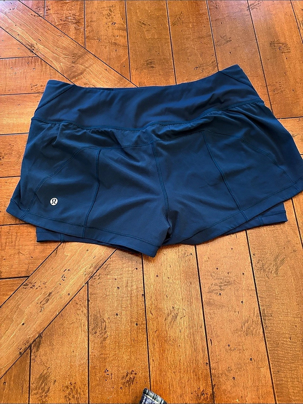 lululemon Lined Shorts Jade Blue Size 8